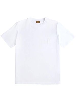 Tod's logo-embroidered cotton T-shirt - White