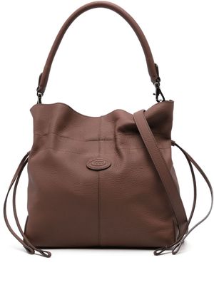 Tod's medium Di leather shoulder bag - Brown