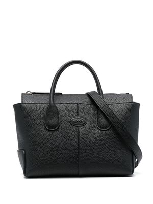 Tod's medium Di leather tote bag - Black