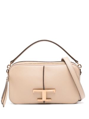 Tod's mini Tsa leather tote bag - Neutrals