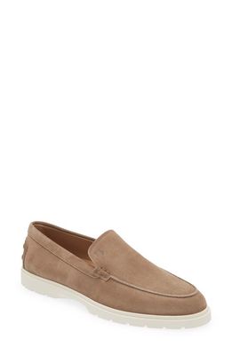 Tod's Monogram Loafer in Creta Chiaro