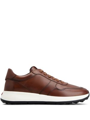 Tod's panelled leather sneakers - Brown