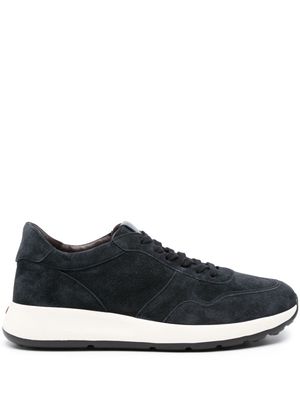 Tod's pebbles-detail suede sneakers - Blue