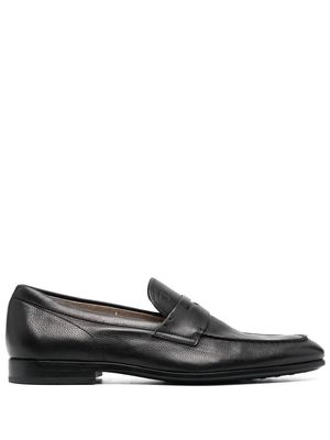 Tod's penny-slot logo-embossed loafers - Black