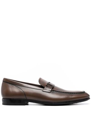 Tod's polished classic loafers - Brown