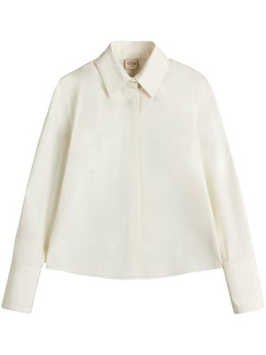 Tod's spread-collar poplin shirt - White