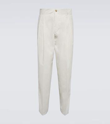 Tod's Straight cotton-blend pants