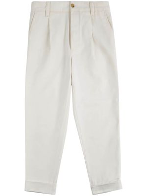 Tod's straight-leg chino trousers - White