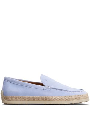 Tod's suede espadrille loafers - Purple