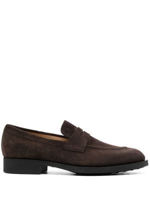 Tod's suede moccasin loafers - Brown