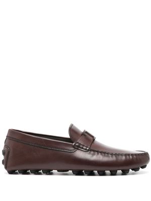 Tod's T Timeless Gommino Bubble loafers - Brown