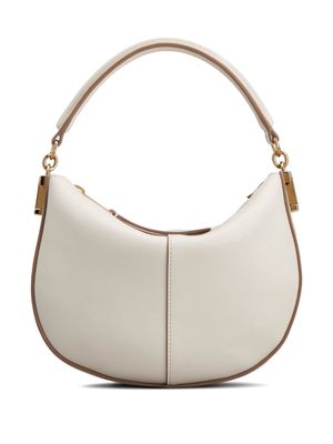 Tod's T Timeless-plaque leather tote bag - White
