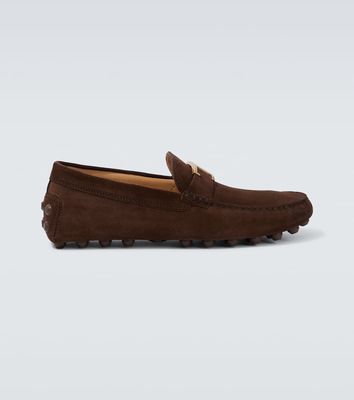 Tod's T Timeless suede loafers