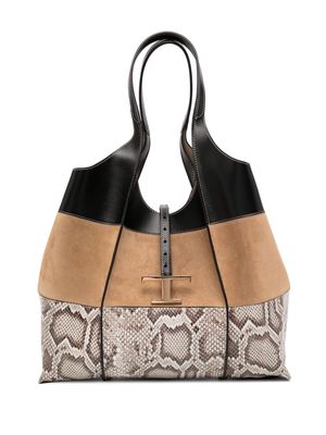 Tod's T Timeless tote bag - Brown