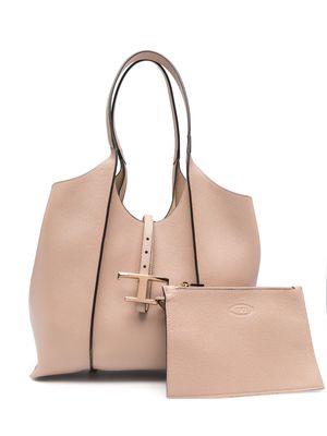 Tod's Timeless leather tote bag - Pink