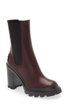 Tod's Tronch Chelsea Boot in Mosto Scuro