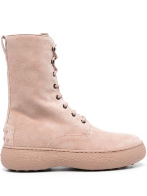 Tod's W. G. lace-up ankle boots - Neutrals