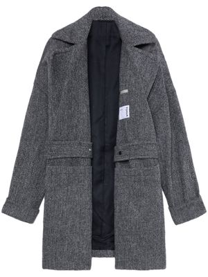 Toga herringbone wool coat - Grey