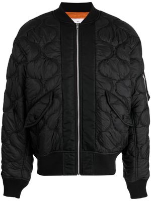 Toga quilted bomber jacket - Black