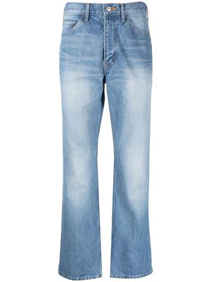 Toga Virilis stonewashed straight-leg jeans - Blue