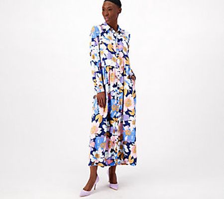 Tolani Long Sleeve Knit Dress with Pockets