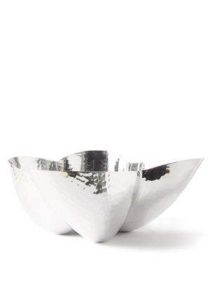 Tom Dixon - Cloud Hammered Aluminium Bowl - Silver