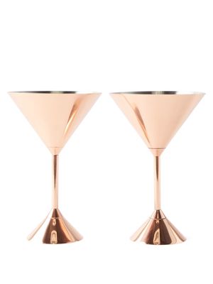Tom Dixon - Set Of Two Martini Glasses - Copper