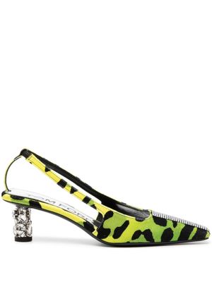 TOM FORD 50mm camouflage-pattern pumps - Green