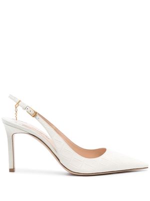 TOM FORD Angelina 55mm leather pumps - White