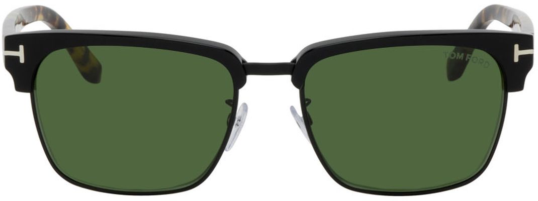 TOM FORD Black & Tortoiseshell River Sunglasses