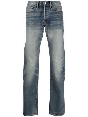 TOM FORD bleached mid-rise jeans - B38 BLUE