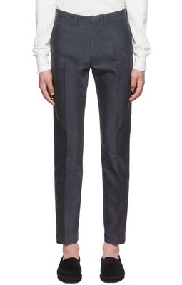 TOM FORD Blue Military Trousers