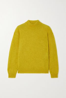 TOM FORD - Brushed Mohair-blend Sweater - Yellow