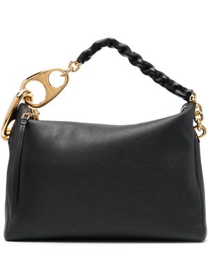 TOM FORD buckle-detail calf leather tote bag - Black