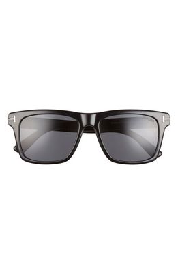 TOM FORD Buckley-02 56mm Square Sunglasses in Sblk/Smk