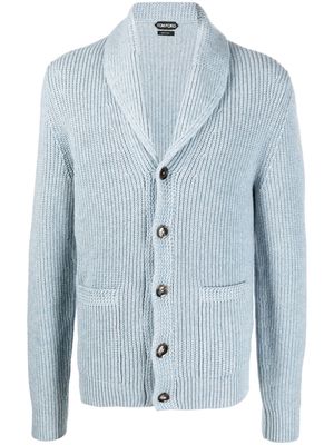 TOM FORD button-down knit cardigan - Blue