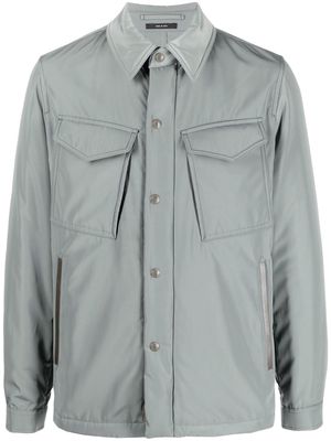 TOM FORD button-front shirt jacket - Green