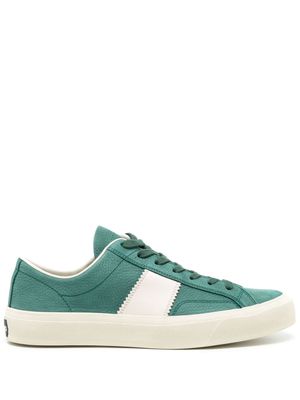 TOM FORD Cambridge leather sneakers - Green