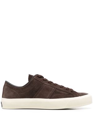 TOM FORD Cambridge suede sneakers - Brown