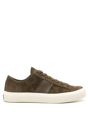 TOM FORD Cambridge suede sneakers - Green