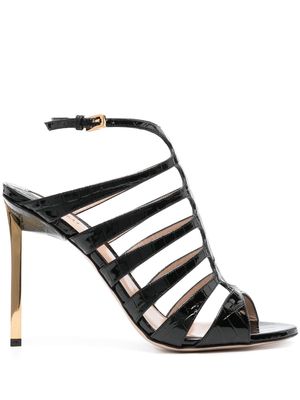 TOM FORD Carine 105mm leather sandals - Black