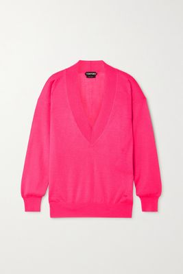 TOM FORD - Cashmere And Silk-blend Sweater - Pink