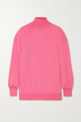 TOM FORD - Cashmere And Silk-blend Turtleneck Sweater - Pink