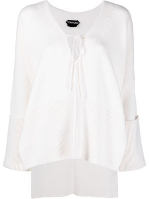 TOM FORD cashmere-blend slouchy jumper - White