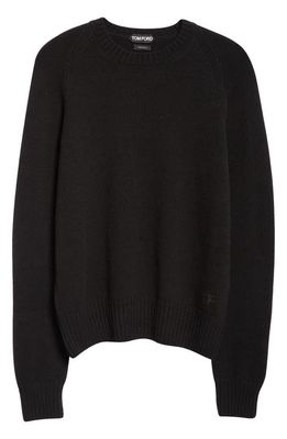 TOM FORD Cashmere Crewneck Sweater in Black