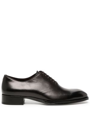 TOM FORD Claydon leather lace-up shoes - Black