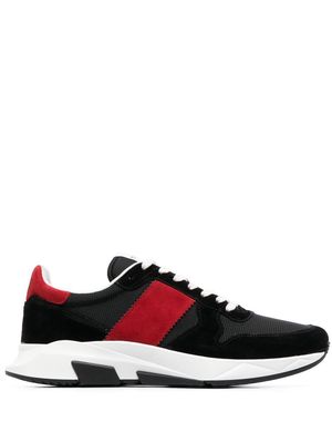 TOM FORD colour-block low-top sneakers - Black