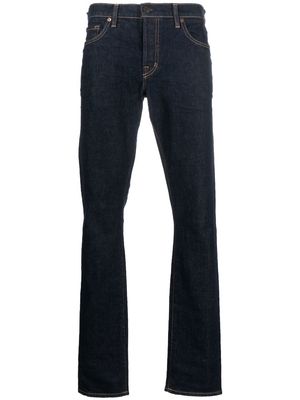 TOM FORD contrast-stitching straight-leg jeans - Blue