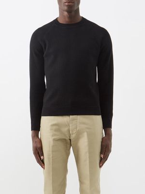 Tom Ford - Cotton And Silk-blend Sweater - Mens - Black
