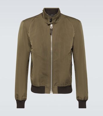 Tom Ford Cotton and silk bomber jacket